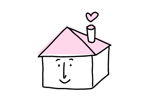 「福利厚生が、充実しています。」イラスト画像